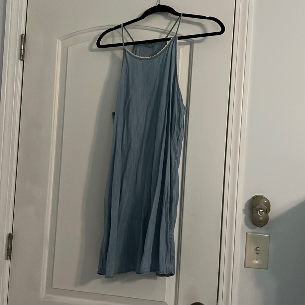 Paper Crane Denim Dress